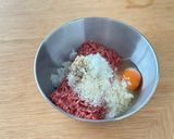 トマト煮込みハンバーグ作り方1写真