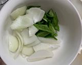 肉無チクワクリーミー梅トマト味野菜炒め作り方5写真