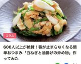 白ネギ大量消費！箸が止まらない炒め物作り方7写真