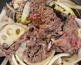 ご飯がすすむ♪牛肉とれんこんのピリ辛甘辛炒め作り方5写真