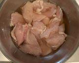 柔らか🌟鶏むね肉とエリンギのトマト味噌煮込み作り方1写真