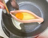 こんがりチーズの羽付き♪魚肉ソー卵焼き作り方3写真