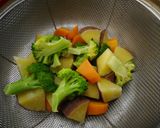 秋野菜のシーザー風サラダ作り方4写真
