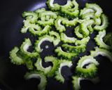 10分！豚こま・ゴーヤと玉ねぎの照り焼き炒め♪作り方5写真