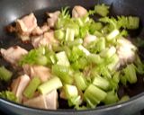 ワサビ菜と鶏もも肉の柚子胡椒炒め煮作り方6写真