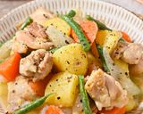 うま塩鶏肉じゃが作り方7写真