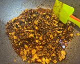 粗挽き鶏ミンチで、高野豆腐の麻婆豆腐作り方8写真