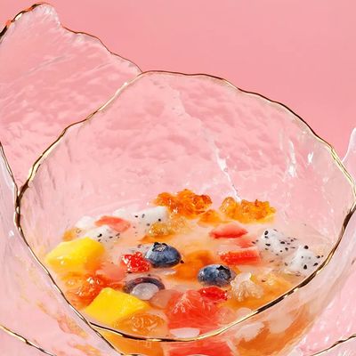 桃膠とフルーツのデザートドリンク｜缶詰で手軽に：工程6