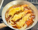 海老天ぷらの卵とじ丼作り方5写真
