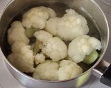 ☆カリフラワーとベーコンのチーズソース☆作り方1写真