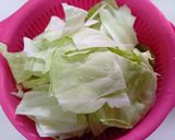 たっぷりキャベツと豚ばらのポン酢炒め作り方1写真