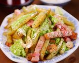 のり塩じゃがバター野菜炒め定食🤩作り方5写真