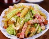 のり塩じゃがバター野菜炒め定食🤩作り方5写真