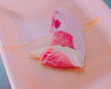 *豚肉のバナナ巻き粒マスタードソース*作り方2写真