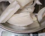 超簡単 キャベツと玉ねぎの満腹ふわ玉焼き作り方1写真
