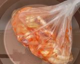 防災レシピ🍲湯煎で作る鶏手羽トマト煮込み作り方5写真