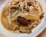 作り置きに☆鶏肉と大根椎茸しめじえのき茸の煮物作り方5写真