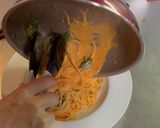 海老とほうれん草のトマトクリームパスタ♪作り方9写真