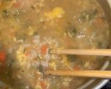 鶏ミンチ味噌の具沢山おじや作り方5写真