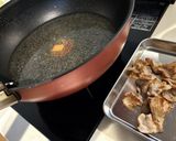 食べるラー油でキャベツたっぷり豚肉パスタ作り方2写真