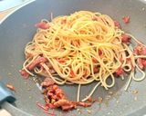 ピザ用チーズdeオクラとトマト🍅カルボナーラ風🎵作り方6写真