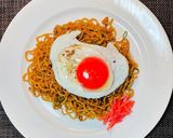黒胡椒焼きそば　　　　黒胡椒醬鐵板麵作り方10写真