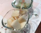 ラフランスはこのカットで食べやすい♪作り方3写真