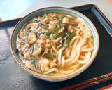 きのこと山菜水煮のあんかけうどん作り方8写真