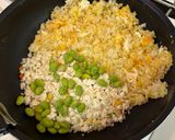 【簡単昼食】残りご飯でエビ風味チャーハン作り方2写真