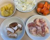 鶏肉とお野菜の包み焼き(ホイル焼き)作り方1写真