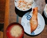 人参とかいわれ大根の和風出汁炊き込みご飯作り方6写真