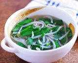 レンジで煮こまない★ニラもやし中華スープ作り方6写真