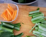 小松菜と人参の白和え胡麻味噌味作り方3写真