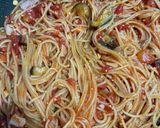 ワンパン！ベーコンとナスのトマトパスタ作り方5写真