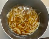絶品玉ねぎたっぷり♡甘め肉そば〜♡！作り方7写真
