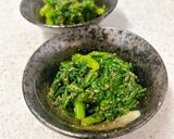 ◎簡単比率の和え衣♪春菊の胡麻和え作り方4写真