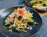 水菜の梅おかかナムル作り方4写真