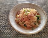 簡単♡レンジでネギと豚肉のすき焼き煮♪作り方5写真