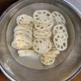 コクうま~豚バラれんこんの味噌ペッパー炒め作り方1写真