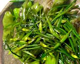 簡単3分❣️花ニラとししとうのバター醤油炒め作り方6写真