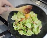 キャベツと魚ニソのマヨネーズ炒め作り方4写真