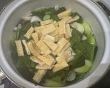 小松菜（香川県産）としめじのみそ汁作り方4写真