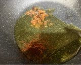 えびとつるむらさきのペペロンチーノ♪作り方4写真