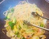 🦐エビ＆🥑アボカド入りミーゴレン風パスタ作り方5写真