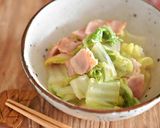 白菜とベーコンのうま煮作り方4写真