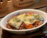 残り物アレンジ!鶏むね赤ワイン煮ドリア✨作り方8写真