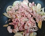 簡単夕飯・昼食ワンパンすき焼きのタレで柔らか豚丼作り方3写真