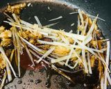 長ネギの白いところの外側のチャーハン作り方1写真