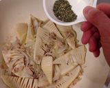 たけのこガーリックバジルパスタ作り方4写真