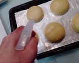 玉子２個で作る、ダブルクリームメロンパン作り方29写真